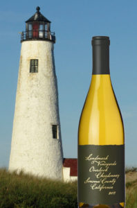 Great Point Light Nantucket and Landmark Chardonnay